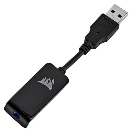 Slušalice CORSAIR HS55 Surround, mikrofon, bijele
