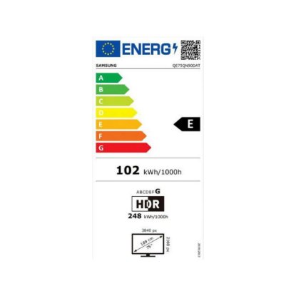 OLED TV 75" SAMSUNG QE75QN90DATXXH, Tizen, 4K UHD, DVB-T2/C/S2, HDMI, Wi-Fi, BT, USB, LAN - energetski razred E