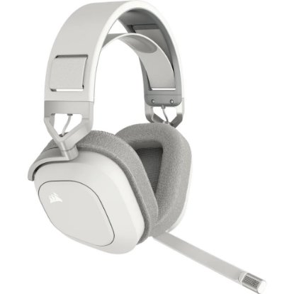 Slušalice CORSAIR HS80 Max Wireless, bežične, mikrofon, bijele