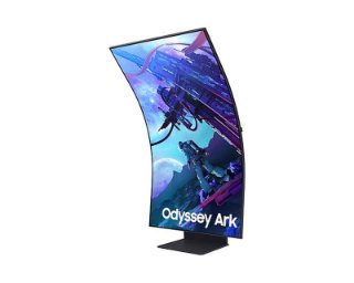 Gaming monitor 55" SAMSUNG Odyssey Ark LS55CG970NUXDU, 4K UHD, VA, 165Hz, 1ms, 600cd/m2, FreeSync, pivot, zakrivljeni, zvučnici, crni