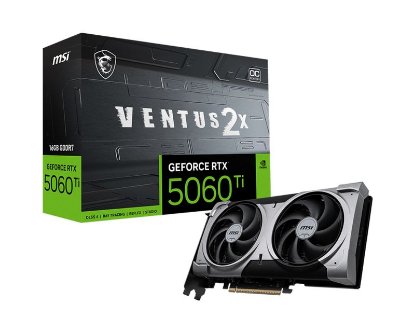 Grafička kartica MSI GeForce RTX 5060 Ti Ventus 2X OC, 16GB GDDR7
