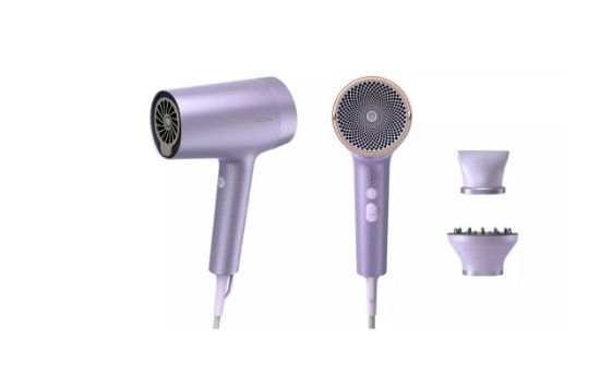Sušilo za kosu PHILIPS BHD720/10, 1800 W, ThermoShield, difuzor, 8 puta više iona, svijetlo ljubičasta