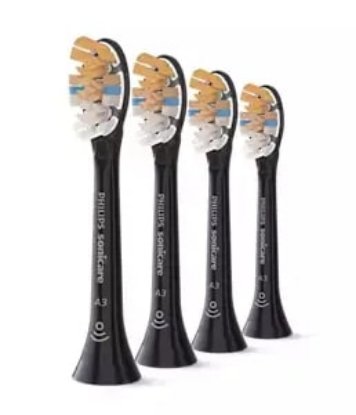 Zamjenske glave četkice za zube PHILIPS HX9094/11, sonicare, 4 kom, crne