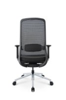 Ergonomska uredska stolica ERGOVISION Flex 02, crna