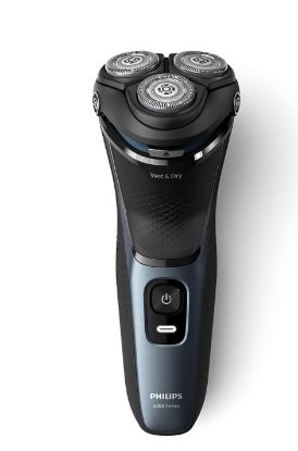 Aparat za brijanje PHILIPS S3144/00, bežična uporaba, za mokro i suho brijanje, crni