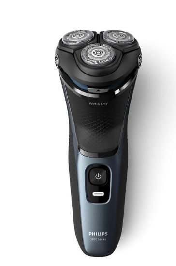 Aparat za brijanje PHILIPS S3144/00, bežična uporaba, za mokro i suho brijanje, crni