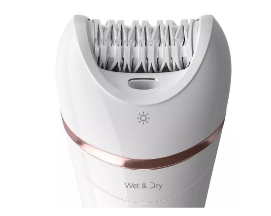 Epilator PHILIPS BRE740/10, za uporabu na mokroj ili suhoj koži, + 9 nastavaka