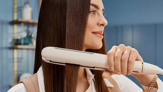 Pegla za kosu PHILIPS BHS838/00, do 230 C, SenseIQ, bež