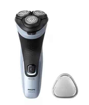 Aparat za brijanje PHILIPS X3003/00, bežična uporaba, za mokro i suho brijanje, svijetlo plavi