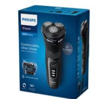 Aparat za brijanje PHILIPS S3244/12, bežična uporaba, za mokro i suho brijanje, crni