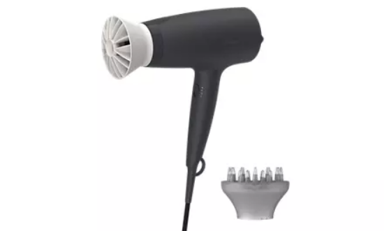 Sušilo za kosu PHILIPS BHD302/30, 1600 W, ThermoProtect, sivo