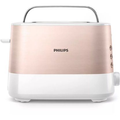 Toster PHILIPS HD2638/11, 1050W, bijelo-rozi