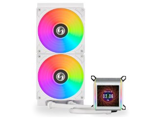Vodeno hlađenje LIAN LI GALAHAD II LCD 280, ARGB, LCD ekran, CPU hlađenje, za Intel i AMD, bijelo