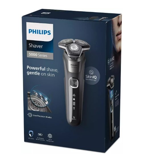 Aparat za brijanje PHILIPS S5887/30, za mokro i suho brijanje, crno