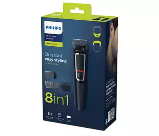 Trimer PHILIPS MG3730/15, 8 u 1, za kosu i bradu
