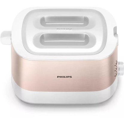Toster PHILIPS HD2638/11, 1050W, bijelo-rozi