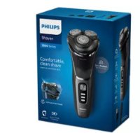 Aparat za brijanje PHILIPS S3343/13, bežična uporaba, za mokro i suho brijanje, crni