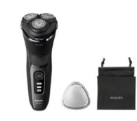 Aparat za brijanje PHILIPS S3244/12, bežična uporaba, za mokro i suho brijanje, crni