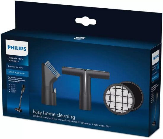 Set za čišćenje za usisavače PHILIPS XV1685/01, 2 nastavka, 2 filtera, za 7000 i 8000 serije