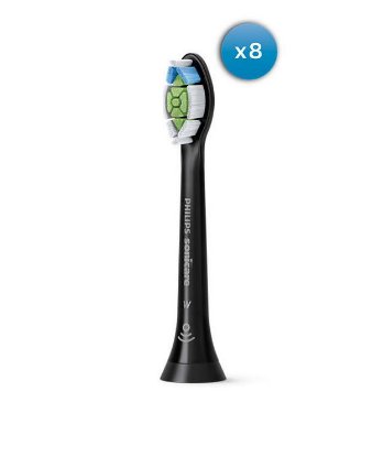 Zamjenske glave četkice za zube PHILIPS HX6068/13, sonicare, 8 kom, crne