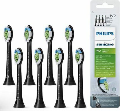 Zamjenske glave četkice za zube PHILIPS HX6068/13, sonicare, 8 kom, crne