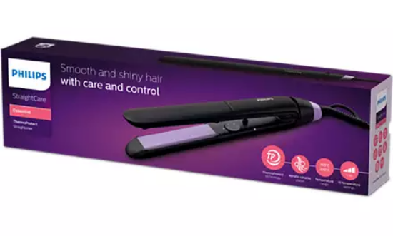 Pegla za kosu PHILIPS BHS377/00, ThermoProtect, 10 postavki temperature