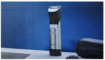 Aparat za brijanje PHILIPS BT9810/15, bežičan, vodootporan, 120 min, inox-crni