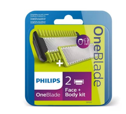 Zamjenske oštrice PHILIPS QP620/50, OneBlade, lice + tijelo