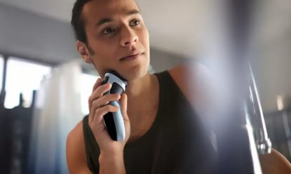Aparat za brijanje PHILIPS X3003/00, bežična uporaba, za mokro i suho brijanje, svijetlo plavi