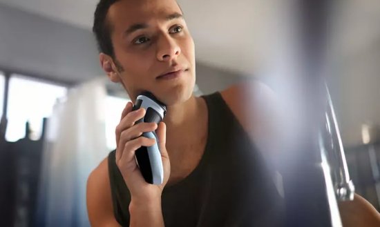 Aparat za brijanje PHILIPS X3003/00, bežična uporaba, za mokro i suho brijanje, svijetlo plavi