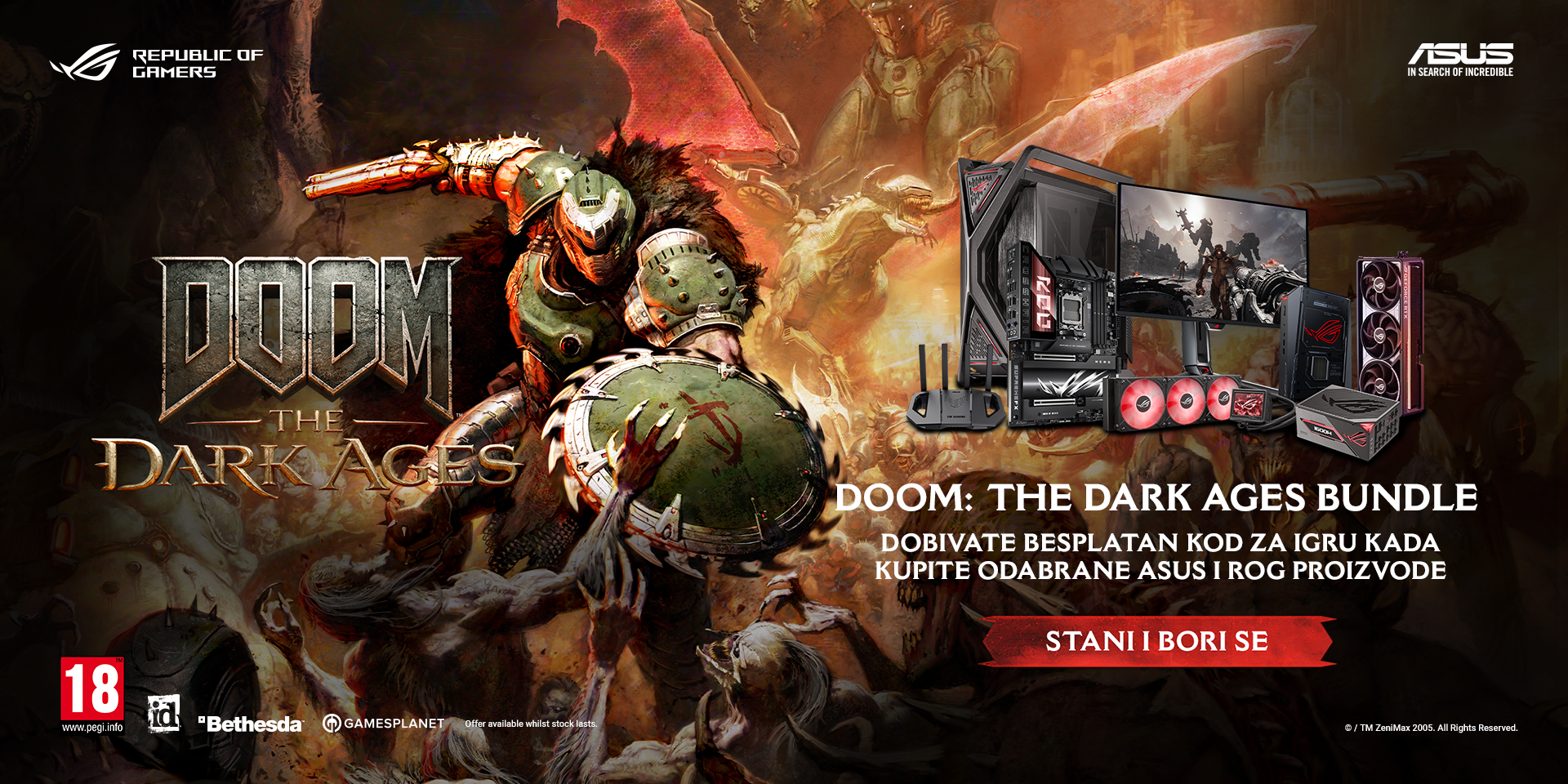Asus banner Doom Bundle