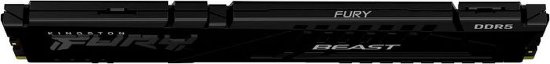 Memorija PC-44800, 64GB, KINGSTON Fury Beast Black KF556C40BBK2-64, XMP, DDR5 5600MHz, 2x32GB