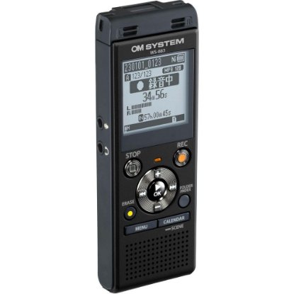 RABLJENI - Digitalni diktafon OLYMPUS WS-883, 8GB, MicroSD, USB, crni