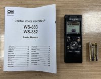 RABLJENI - Digitalni diktafon OLYMPUS WS-883, 8GB, MicroSD, USB, crni