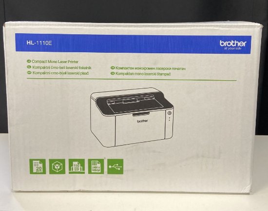 RABLJENI - Printer BROTHER HL1110E laser printer, 2400dpi, USB