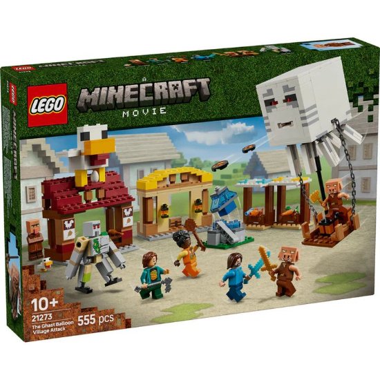 LEGO MINECRAFT Ghast Balon napada selo