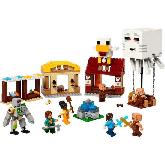 LEGO MINECRAFT Ghast Balon napada selo