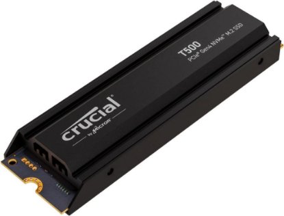 SSD 2TB CRUCIAL T500, PCIe Gen 4 NVMe M.2, 2280, 7400/7000 MB/s, hladnjak