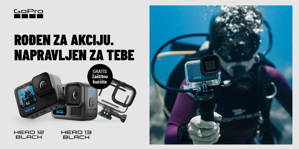 Prikažite detalje za  Ostvari poklon uz kupnju GoPro HERO kamere!