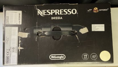 RABLJENI - Aparat za kavu DE'LONGHI EN80.CW Inissia, 1260 W, 0,7 l, Nespresso, bež