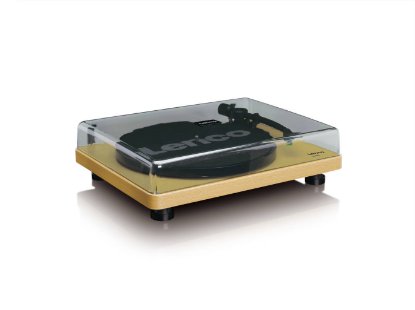 Gramofon LENCO L-30 Wood, 300 mm, USB priključak za spajanje sa PC-jem za konverziju gramofonskih ploča u digitalni format