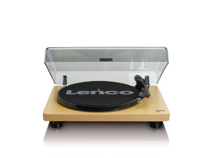 Gramofon LENCO L-30 Wood, 300 mm, USB priključak za spajanje sa PC-jem za konverziju gramofonskih ploča u digitalni format