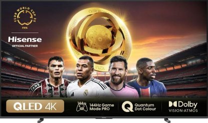 QLED TV 100" HISENSE 100E7NQ, Smart TV, UHD 4K, 144Hz, DVB-T2/C/S2, HDMI, Wi-Fi, USB, LAN, energetski razred F