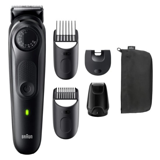 Aparat za šišanje/trimer Braun  BT 5420, 5 nastavaka, crni