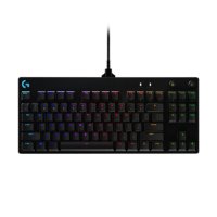 Tipkovnica LOGITECH G Pro TKL, GX Blue, mehanička, RGB, crna, USB