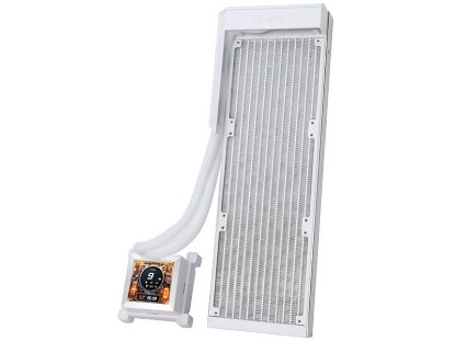 Vodeno hlađenje LIAN LI HydroShift LCD 360 Fanless, CPU hlađenje, za Intel i AMD, bijelo