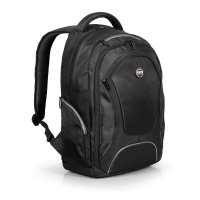 Ruksak za laptop PORT Courchevel 17.3", crni, kišna navlaka