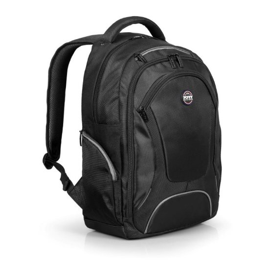 Ruksak za laptop PORT Courchevel 17.3", crni, kišna navlaka
