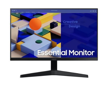 Monitor 24" SAMSUNG LS24C310EAUXEN, FHD, IPS, 75Hz, 5 ms, 250 cd/m2, 1.000:1, crni