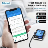 Tlakomjer RENPHO Blood Pressure Monitor, mjerenje krvnog tlaka i pulsa, praćenje rezultata i izrada grafikona